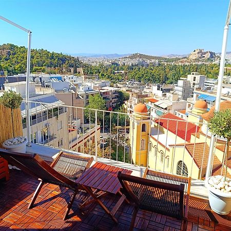 Penthouse With Acropolis View Apartment Athena Bagian luar foto