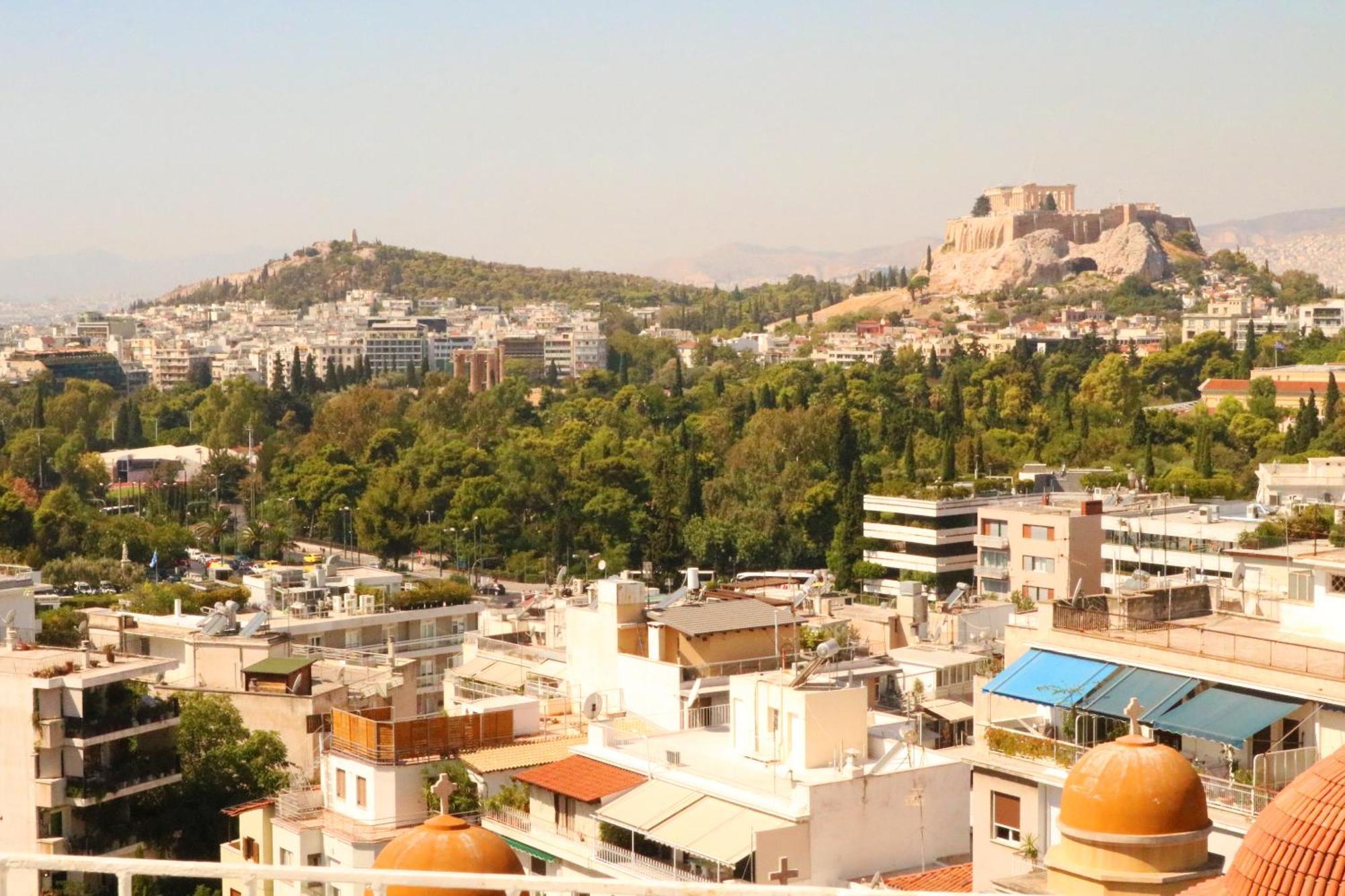 Penthouse With Acropolis View Apartment Athena Bagian luar foto