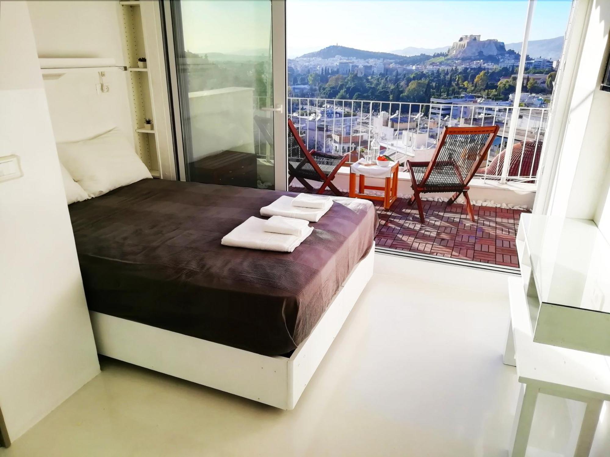 Penthouse With Acropolis View Apartment Athena Bagian luar foto