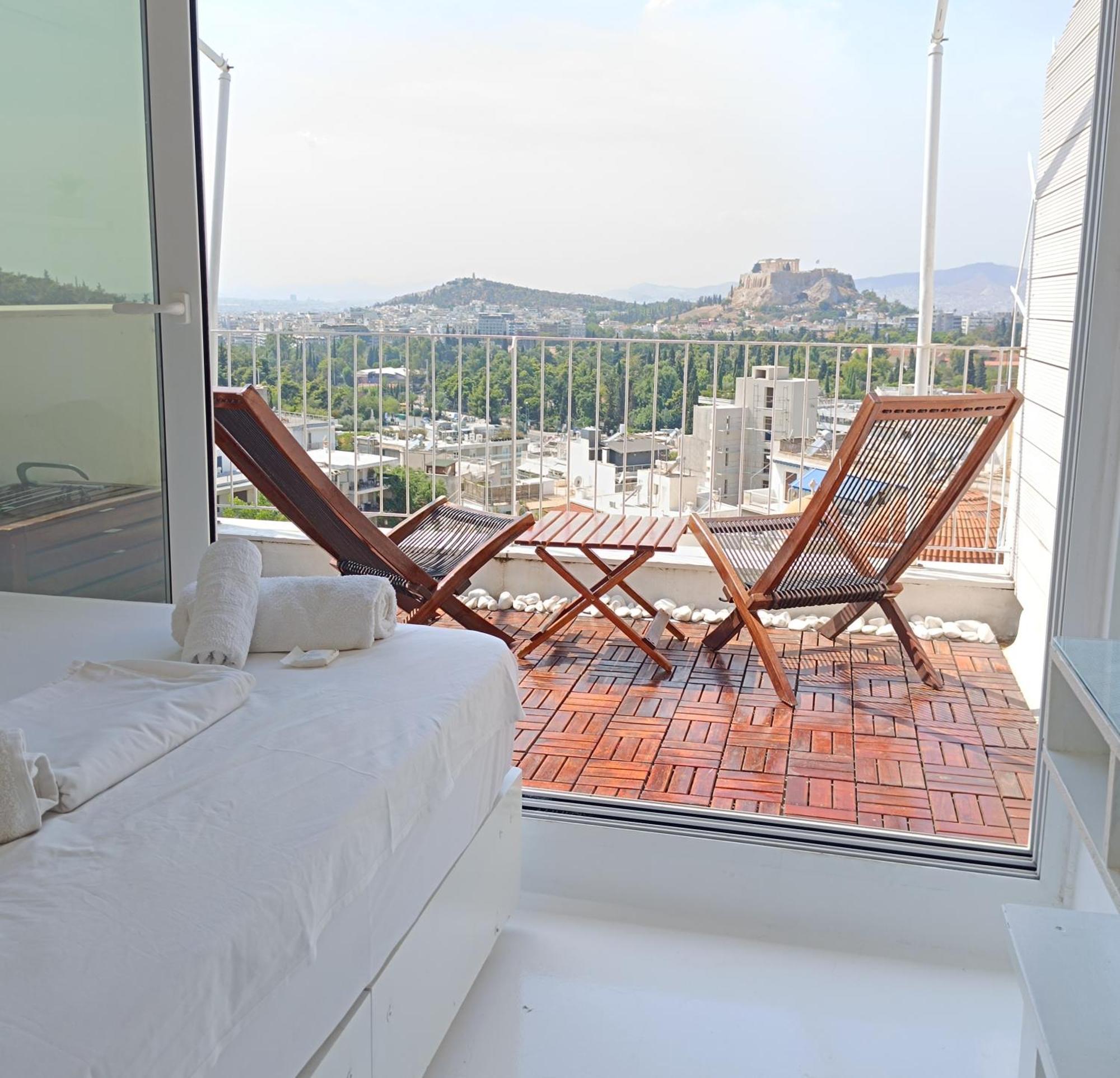 Penthouse With Acropolis View Apartment Athena Bagian luar foto